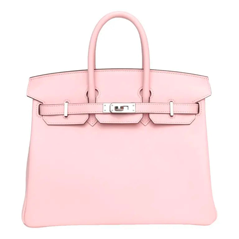 Hermés Birkin 25 Pink Leather Handbag