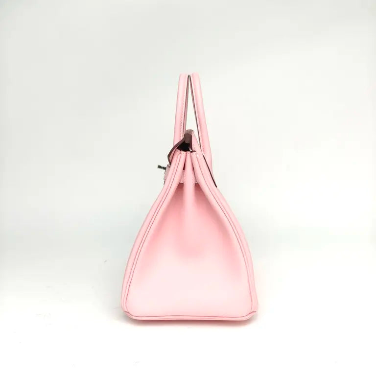 Hermés Birkin 25 Pink Leather Handbag